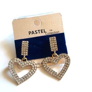 Pastel Collection Heart Dangle Earrings